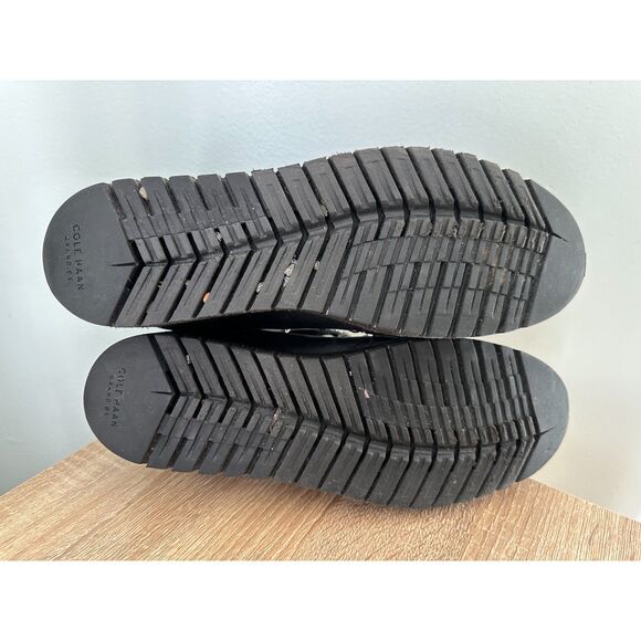 Cole Haan Women's Black Zero Grand Explore Waterproof Wedge Hiker Boots 10.5 - Picture 3 of 13